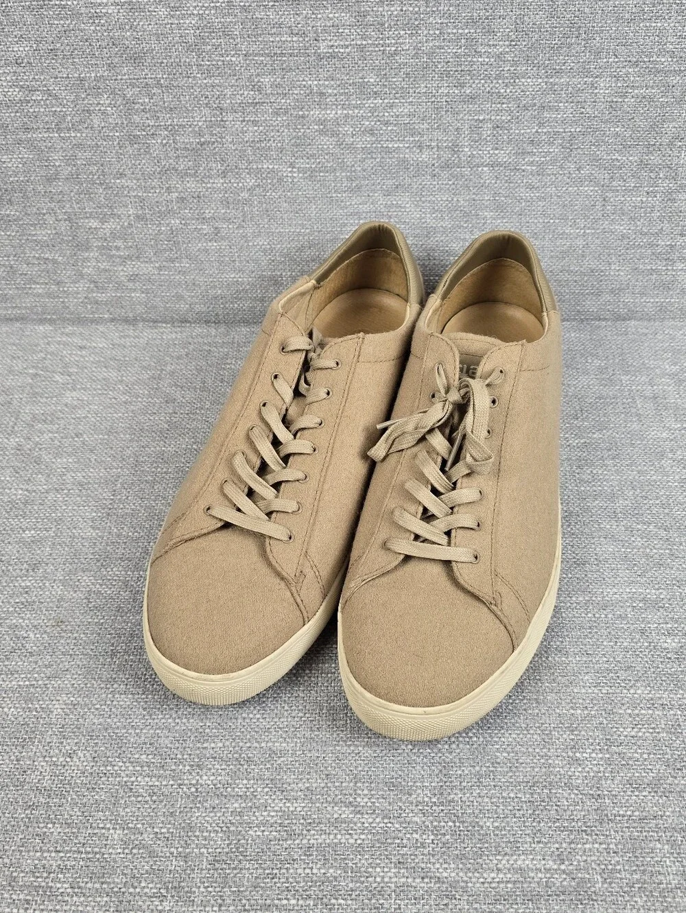 Clae Bradley Low Top Casual Wool Sneakers Tan Mens Sz 12